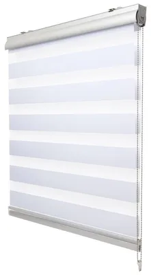 Immagine prodotto di Tenda a rullo doppia senza forare - Fissaggio a morsetto - Bianco - 160 cm e 220 cm