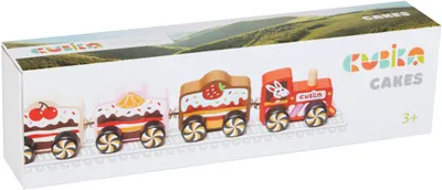 Immagine prodotto di Giocattolo in legno Cubika - Treno delle torte