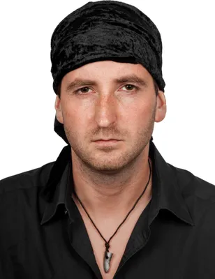 Produktbild von Kopftuch Pirat schwarz Karneval Faschingskostüm