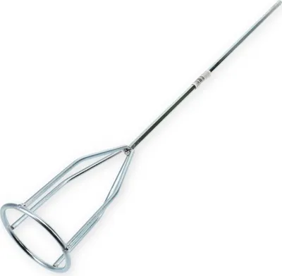 Produktbild von Gipsrührer 6-Kant verzinkt 100 x 600 x 8 mm 1 Stück Mischer Mörtel Gips Farb Rührer Mixer Quirl Wendel