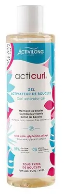 Obrázok produktu pre Activilong Acticurl Gél na aktiváciu kučier s aloe vera, glycerínom a pitajou, 260 ml