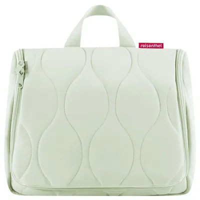 Zdjęcie produktu dla Reisenthel toiletbag XL, Kosmetyczka, Miętowy, Poliester, Wzór, Zamek błyskawiczny, 3 kiesz.