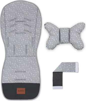Produktbild von Bellochi Sitzauflage Kinderwägen Sitzauflage Buggy Sommer - Universal und Luftige mit Anti-Shock-Kissen - -Zertifikat - polaris