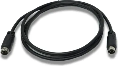 Obrázok produktu pre SYSTEM-S S-Video kábel 150 cm Din 10 pinový konektor do zástrčky čierny