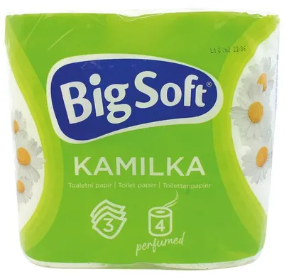 Produktbild von BIG SOFT Toilettenpapier 3-lag. 4x160 Bl. Kamilka ]