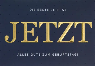 Produktbild von Geburtstag Glückwunschkarte im Format 115x17cm mit Umschlag