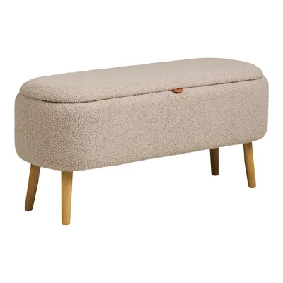 Produktbild von Elsa Sitzbank mit Aufbewahrung beige.