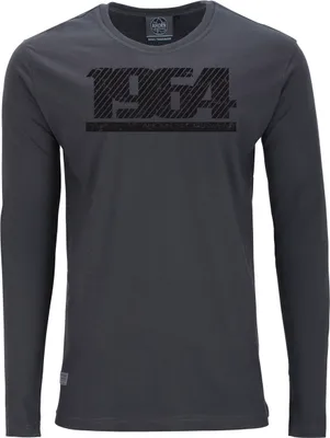 Produktbild von Übergrößen Longshirt Graphic Number schwarz AHORN SPORTSWEAR Iron Grey 9XL