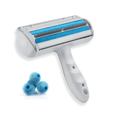 Immagine prodotto di Brunolie RolloTollo Rullo adesivo per pelucchi, spazzola per pelucchi, rimosso peli di animali
Pulitore per tessuti, riutilizzabile, materiale resistente, autopulente, con
contenitore di raccolta, con 4 sfere adesive, impugnatura ergonomica, bianco