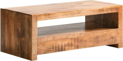 Produktbild von Country TV-Bank 115x45x55cm Rustikales Lowboard Massivholz TV-Möbel mit Schub
