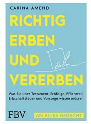 Obrázek produktu pro Richtig erben und vererben