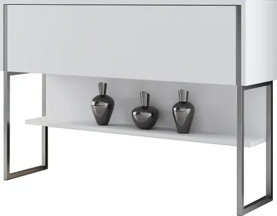 Immagine prodotto di Skye Decor, Luxe - Silver, White, Cassettiere, Argento, 120 x 80 x 30 cm