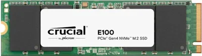Produktbild von 480GB Crucial E100 M.2 2280 PCIe 4.0 x4 NVMe 1.4 SSD M2 3D-NAND QLC 4700MB/s