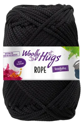 Produktbild von Veronika Hug Woolly Hugs, Schwarz, Polyester, 140 m, 100% polyester, 200 g
