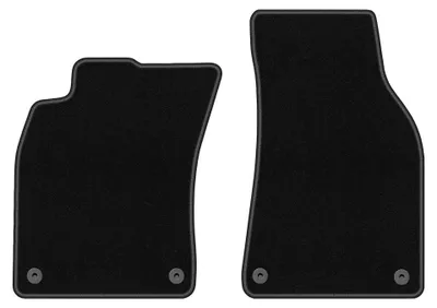 Immagine prodotto di Tappetini anteriori in moquette per Audi A6 C6 2004-2006 (berlina/station wagon) – 2 pezzi, neri, su misura – Wielganizator BASIC