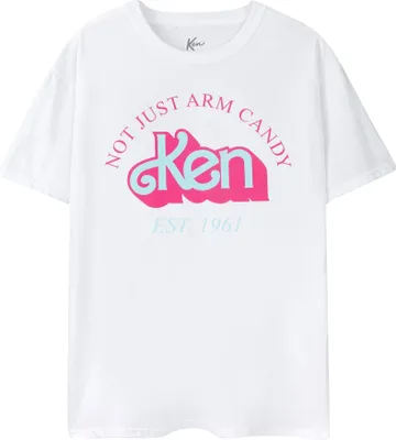 Produktbild von Barbie - "Not Just Arm Candy" T-Shirt für Herren  kurzärmlig NS7509 (3XL) (Weiß)