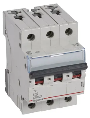 Image de S303 TX3 Disjoncteur C 6A 3P 3M 6KA