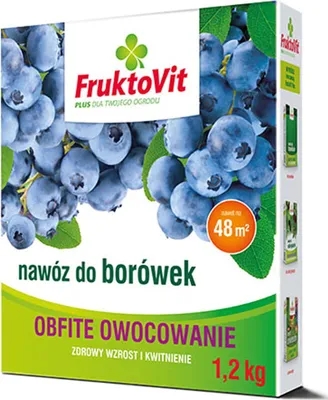 Zdjęcie produktu dla nawóz Fruktovit do borówek karton 1,2kg rośliny jagodowe polski