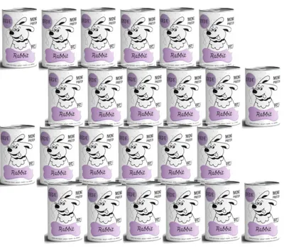 Zdjęcie produktu dla Mokra karma dla psa Paka Zwierzaka Pepe Rabbit 99% królik 24x400g