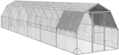 Obrázok produktu pre kurací výbeh so strechou 2,5x12x2,25 m pozinkovaná oceľ