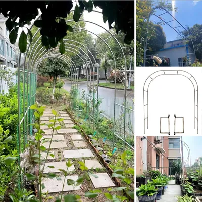 Productafbeelding van Robuuste Tuinboog voor Klimplanten, Roestvrij Staal