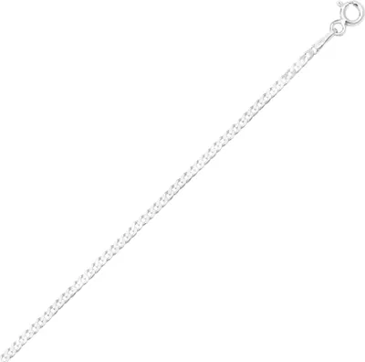 Produktbild von 925 Sterling Silber Damen - Panzer Kette - 51cm*2mm; TRS24586L20