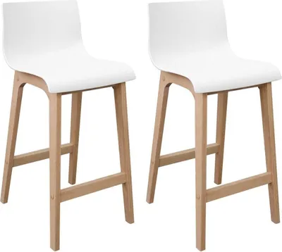 Immagine prodotto di Set di sgabelli da bar in rovere TANNA da 65 cm