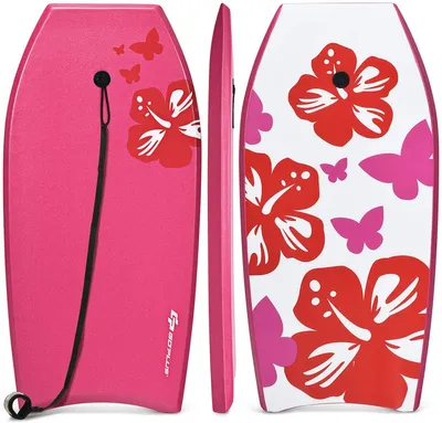 Produktbild von GOPLUS Surfbrett 105x51x6cm Schwimmbrett Farbwahl Bodyboard Shortboard Schwimmboard