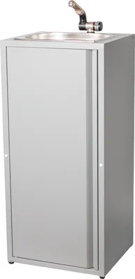 Produktbild von Mobiles Handwaschbecken 230V Wochenmarkt Gastro Camping Outdoor Grau