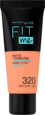 Image de FIT ME MATTE+PORELESS Fond de teint #320-bronzage naturel 30 ml