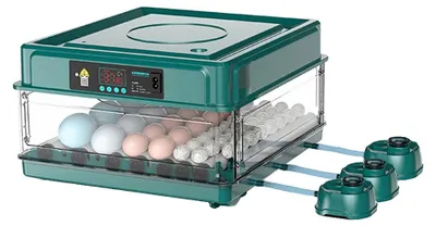Obrázek produktu pro Hnízdní box, automatická regulace teploty, automatický otáčení vajec, kapacita 48 vajec