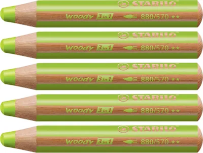 Produktbild von STABILO woody 3 in 1, Grün, 1 Stück(e)