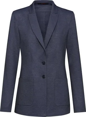 Produktbild von GREIFF Damen-Longblazer 1449-2125 Gr. 48 blau-meliert