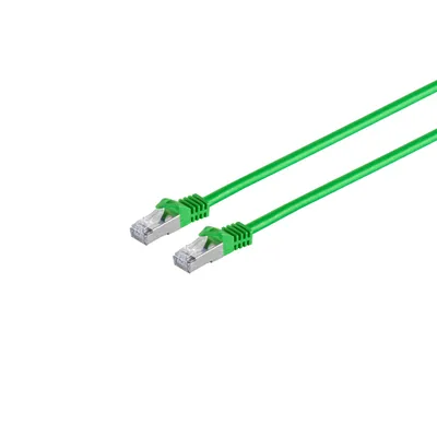 Immagine prodotto di Cavo patch RJ45 con cavo CAT 7 grezzo PIMF verde 15 m
