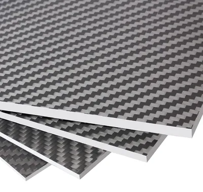 Zdjęcie produktu dla Płyta z włókna węglowego - 200 x 300 mm - Matowe wykończenie