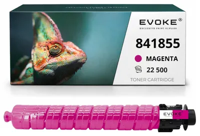 Immagine prodotto di Cartucce compatibili Evoke per la stampante Ricoh MPC-4503M, codice 841855, colore magenta, resa di 22.500 pagine, compatibili con i modelli Aficio MPC4503, MPC6003 e Lanier MPC4503