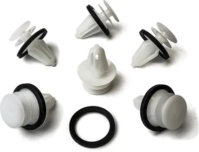 Produktbild von 20x Befestigungs Clip mit Dichtung für Zierleiste Stoßstange Verkleidung für Ford | W713297-S300