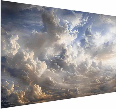 Produktbild von Posterpapier Poster - Golden Reflections on Clouds Announcing Dusk 30x21 cm Muster b-H-10056-ao-a