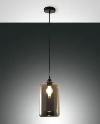 Produktbild von Fabas Luce Pendelleuchte Silo E27 Ø180mm Grau