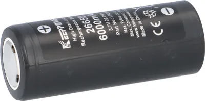 Produktbild von Keeppower 26650 Akku 6000mAh 3.6V Li-Ion | UH2660 Hochkapazitätszelle