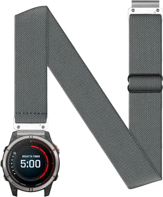 Imagen del producto de Correa de reloj de nylon elástico, de 18, 20 o 22 mm, ajustable, para reloj
