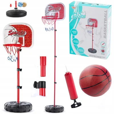 Immagine prodotto di Pallacanestro per bambini, supporto, pallone, pompa, canestro, ambientazione, 777-441