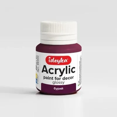 Produktbild von Acrylfarbe Braun 20 ml – Ideyka