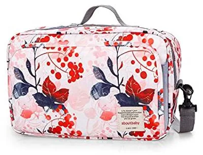 Produktbild von SONARIN Kinderwagen Organizer Buggy Organizer,Buggy Kinderwagentasche mit Getränkehalter,2 x Kinderwagenhaken,Schultergurt Wird als Handtasche verwend