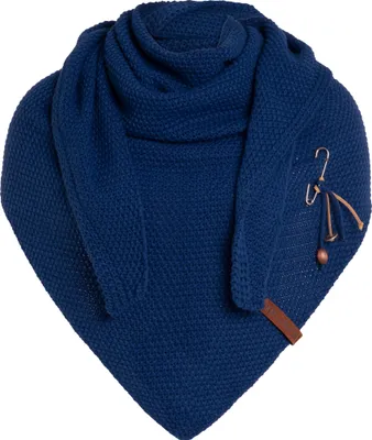 Produktbild von Knit Factory Coco Dreiecksschal - Kings Blue - 190x85 cm