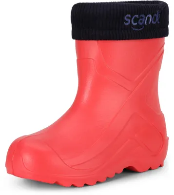Produktbild von Ladeheid Kinder Mädchen Jungen federleichte Eva Thermo Gummistiefel gefüttert LA-763 (Rosa191u, 35 EU)