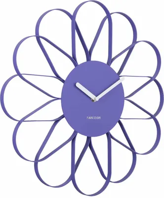 Produktbild von Karlsson - Wanduhr Arkis - Violett - Ø40cm