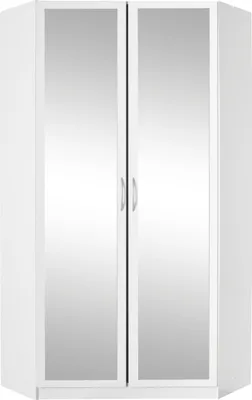 Produktbild von Eckschrank Bitburg Eckkleiderschrank mit Spiegel 95x95cm Farbe wählbar