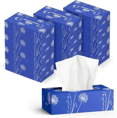 Produktbild von Famanu Papiertaschentücher 3-lagig - 12er Pack (12 x 90 Taschentücher)