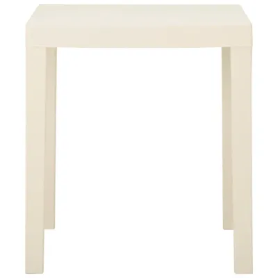 Immagine prodotto di vidaXL Tavolo da giardino bianco 79x65x72 cm plastica